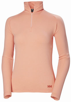 BLUZA DAMSKA HELLY HANSEN VERGLAS 1/2 ZIP TREKKING (62965) ROSE QUARTZ