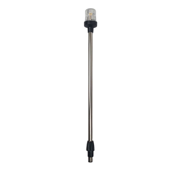 LAMPA TOPOWA NAWIGACYJNA NA MASZCIE 600 MM LED SEAFLO SFNL083-24-03B - 360°, białe światło, 12V