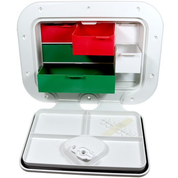 POKRYWA BIAŁA 275X375 CLASSIC WITH BOX Z SZUFLADAMI