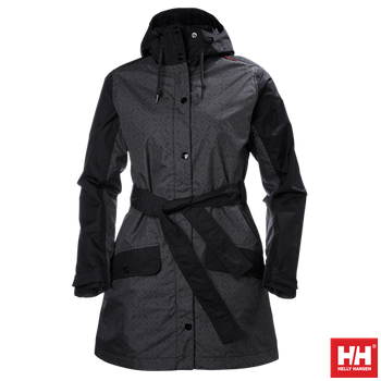 HELLY HANSEN PŁASZCZ DAMSKI PRZECIWDESZCZOWY (62290) LYNESS CZARNY