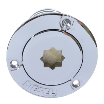 WLEW DIESEL MOSIĄDZ CHROMOWANY 38 MM NA KORBĘ