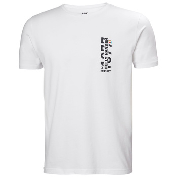 KOSZULKA MĘSKA HELLY HANSEN   COASTLINE  34251 WHITE