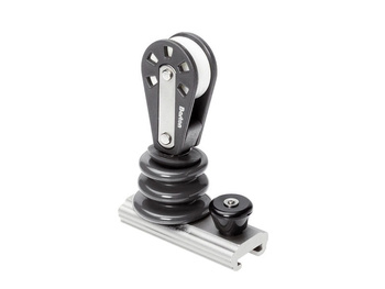 WÓZEK Z BLOKIEM STOJĄCYM NA SZYNE 32 MM