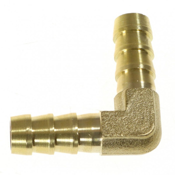 ŁĄCZNIK WĘŻA KOLANKOWY BRASS, 6MM