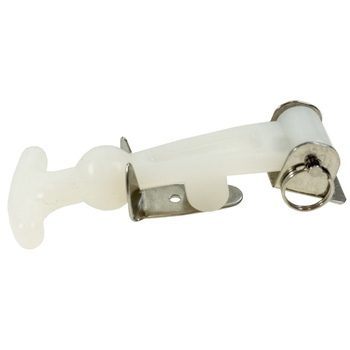 ZAMKNIĘCIE KLAPY, STAL NIERDZEWNA, BIAŁA GUMA