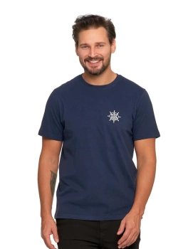 KOSZULKA MĘSKA  T-SHIRT MORAJ KOŁO STEROWE OTS1700 GRANAT