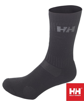 HELLY HANSEN SKARPETY (48995) 4 SEASON CZARNE