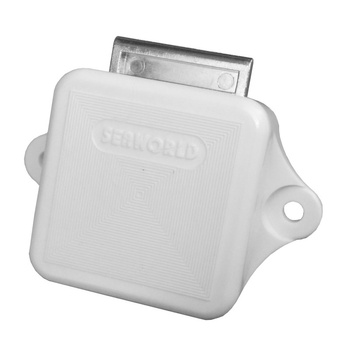 ZAMEK SZAFKOWY PRZYCISKOWY BIAŁY 40 X 52, H20