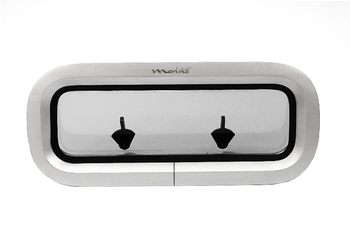 OKNO BOCZNE JACHTOWE OTWIERANE 175X429 MM - OKNO DO ŁODZI ALUMINIOWE