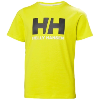 KOSZULKA DZIECIĘCA HELLY HANSEN LOGO 41709 LIMONKOWY