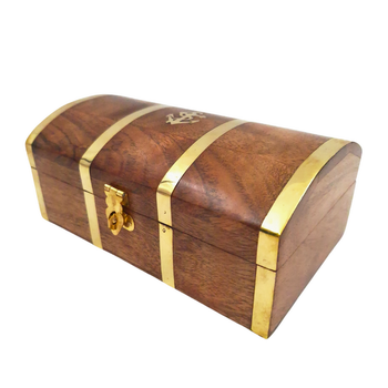 SKRZYNIA OZDOBNA 23x14x10CM KOTWICA