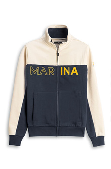 BLUZA MĘSKA MARINA MILITARE OMYW0020B BEŻOWO-GRANATOWA