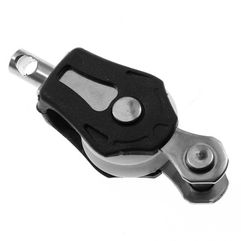 BLOCZEK POJEDYŃCZY Z KRĘTLIKIEM I ZACZEPEM - ROZMIAR 0 - LINA 5MM (W)