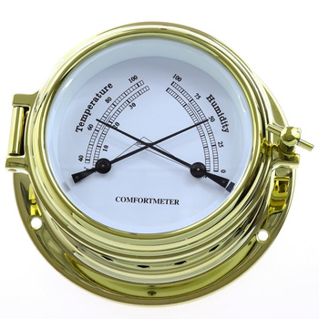 HIGROMETR + TERMOMETR, MOSIĄDZ, 120MM