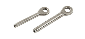 KOŃCÓWKA OCZKOWA LINY DO ZAWALCOWANIA 2,5 MM