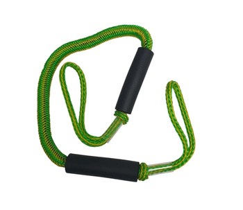 LINA CUMOWNICZA ELASTYCZNA BUNGEE 4'-6' 120-180 CM ŻÓŁTO ZIELONA