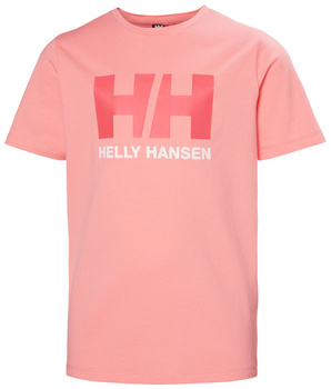 KOSZULKA  DZIECIĘCA HELLY HANSEN LOGO 41709 T CORAL ALMOND