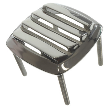 KRATKA WENTYLACYJNA ZE ŚRUBAMI, 84X82, STAL NIERDZEWNA