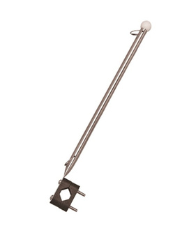 FLAGSZTOK MASZT NA BANDERĘ 40 CM - DO MONTAŻU FLAGI NA RELING RURA 22-25 MM