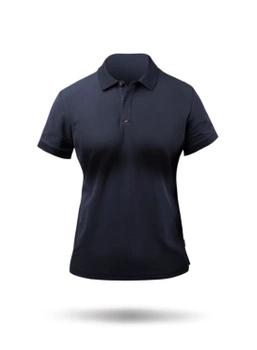 KOSZULKA DAMSKA ZHIK PRIMA COTTON POLO NAVY