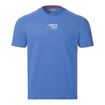 KOSZULKA MĘSKA MUSTO M FLAG SS TEE 85089 NEBULAS BLUE