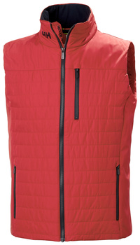 BEZRĘKAWNIK MĘSKI  HELLY HANSEN CREW INSULATOR 30377 RED