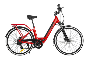Hybrydowy rower elektryczny Lea 18" RedCoral