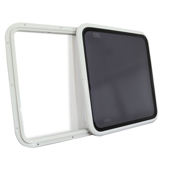 LUK PILOT 78 - CIEMNO SZARA SZYBA - BIAŁA RAMA - 844MMx790MM