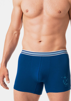 BOKSERKI MĘSKIE KEY KOTWICA NIEBIESKIE