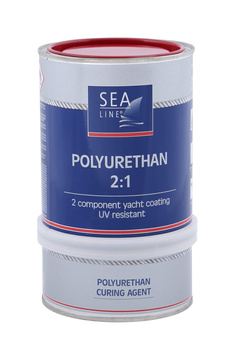 SEA-LINE FARBA JACHTOWA POLIURETANOWA CZERWONA RAL 3003  - 0,75L.