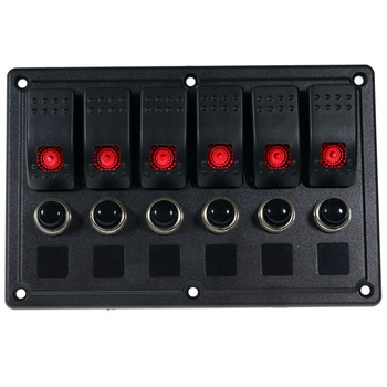 PANEL ELEKTRYCZNY 6, RED LED