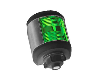 LAMPA  NAWIGACYJNA BOCZNA LED ZIELONA 112,5° - OŚWIETLENIE NAWIGACYJNE ŁODZI