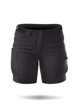 ZHIK SZORTY DAMSKIE UPF50+  DECKSHORTS CZARNE