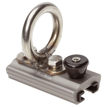 WÓZEK T 25MM SPINNAKER POLE SLIDE ZE STOPEREM I KIPĄ S/S