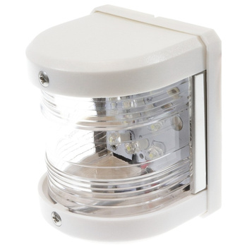 LAMPA NAWIGACYJNA MASZTOWA SILNIKOWA DO 12m LED - 12V CLASSIC OBUDOWA BIAŁA