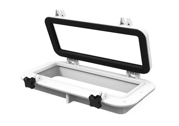 BULAJ PROSTOKĄTNY OTWIERANY 400X200 MM PCV