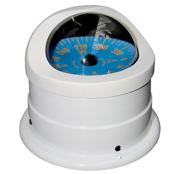 KOMPAS C15 DECK MOUNT 100MM NIEBIESKA TARCZA. WITH COVER. WHITE DECK (W) (X)