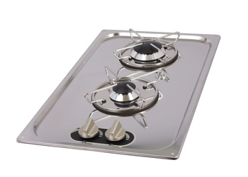 KUCHENKA GAZOWA 2 PALNIKOWA NAVY LOAD NL.22002 323X528MM STAL NIERDZEWNA