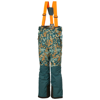 SPODNIE DZIECIĘCE HELLY HANSEN NARCIARSKIE JR NO LIMITS 2.0 PANT 41729 DARK CREEK SPLASH CAMO AOP