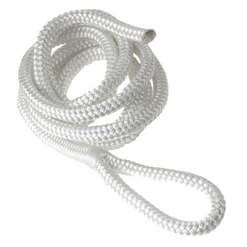 LINKA DO ODBIJACZA Z PĘTLĄ BIAŁA 10MM - 2M