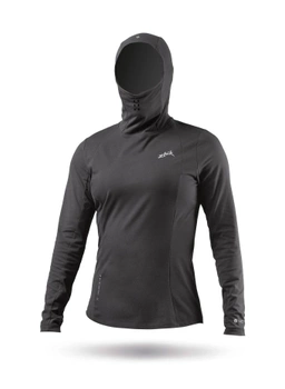 BLUZA DAMSKA  ZHIK UPF 50+ MOTION LS HOODED ATP-0100-W  ANTRACYTOWA