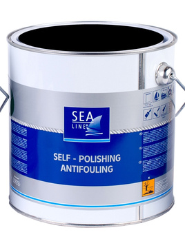 SEA-LINE FARBA JACHTOWA ANTYPOROSTOWA CZARNA 2,5 L