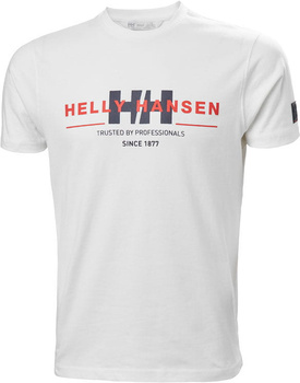 KOSZULKA MĘSKA HELLY HANSEN RWB GRAPHIC 53763  WHITE