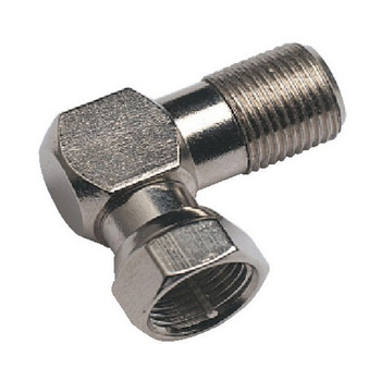 V9146 Przejściówka 90 stopni F żeńska do F męskiej
