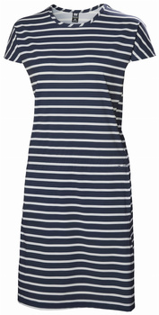 SUKIENKA DASMSKA  HELLY HANSEN THALIA SUMMER DRESS 2.0 (34346 ) NAVY STRIPR