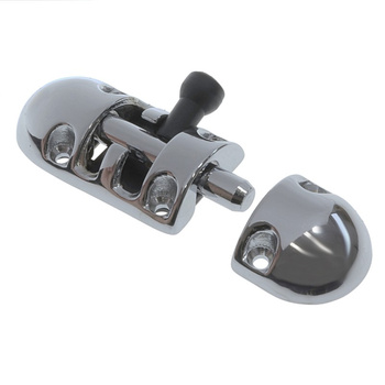 ZASUWKA DO DRZWICZEK 85X30, MOSIĄDZ CHROMOWANY