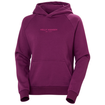 Bluza damska Helly Hansen W COTTON FLEECE HOODIE (54161) DARK MAGENTA
