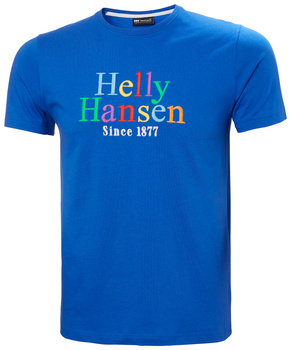 KOSZULKA MĘSKA HELLY HANSEN CORE GRAPHIC   53936 COBALT