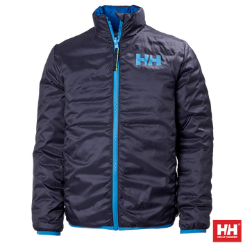 HELLY HANSEN KURTKA DZIECIĘCA LEKKA DWUSTRONNA (41627) JR BARRIER DOWN INSULATOR NIEBIESKA