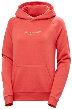 BLUZA DAMSKA HELLY HANSEN CORE HOODIE 54033 POPPY RED